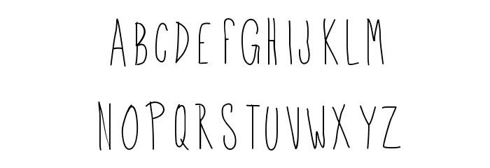 Uper Font LOWERCASE