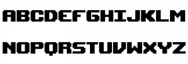 Upheaval TT -BRK- フォント 大文字