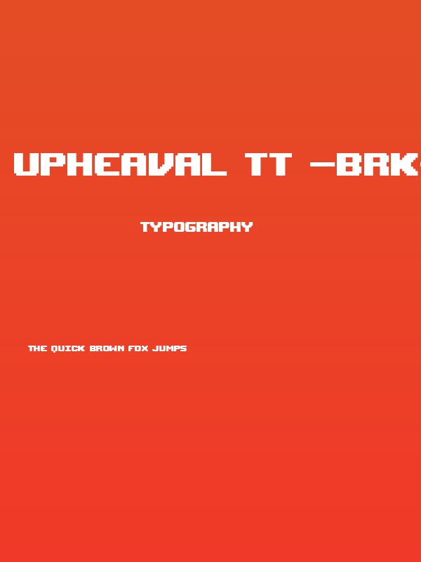 Upheaval TT -BRK- Poster