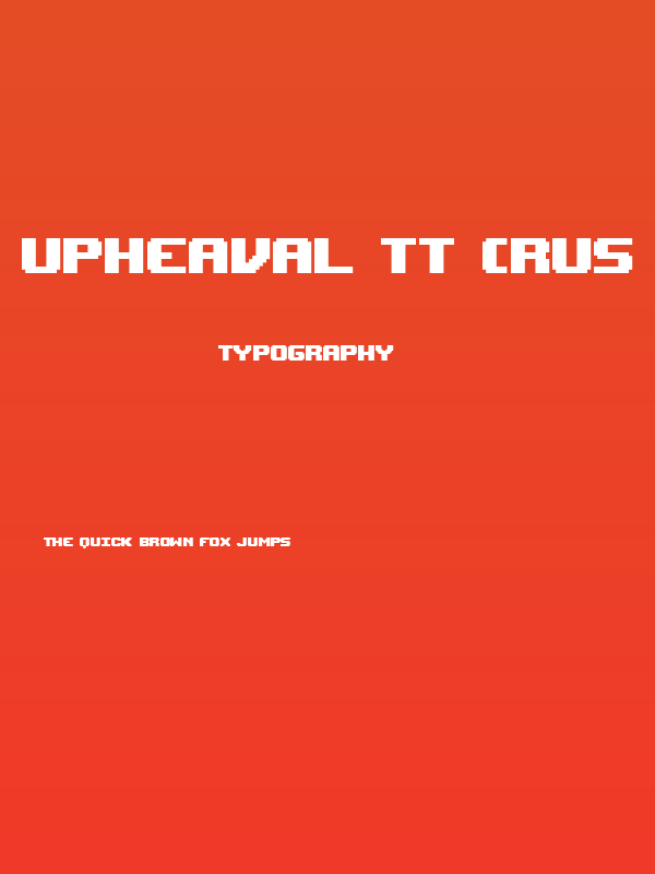 Upheaval TT (RUS BY LYAJKA) Poster