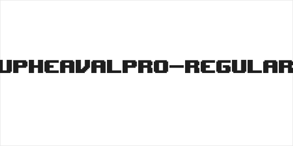 UpheavalPro-Regular Logo