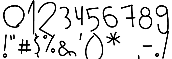 Upirjuli4 Font OTHER CHARS