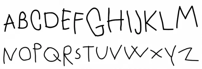 Upirjuli4 Шрифта ВЕРХНИЙ