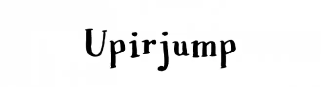 Upirjump  baixar fontes gratis