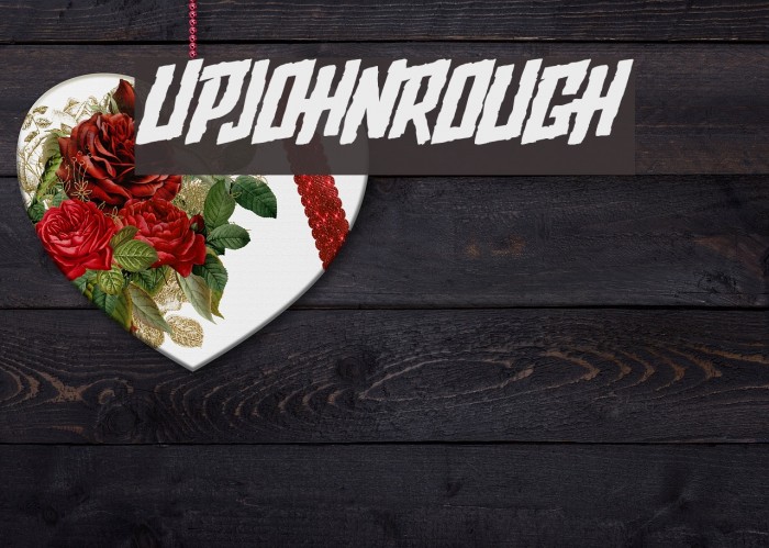 Upjohn - Rough Font examples