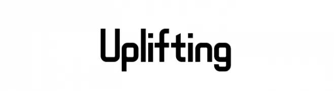 Uplifting  baixar fontes gratis
