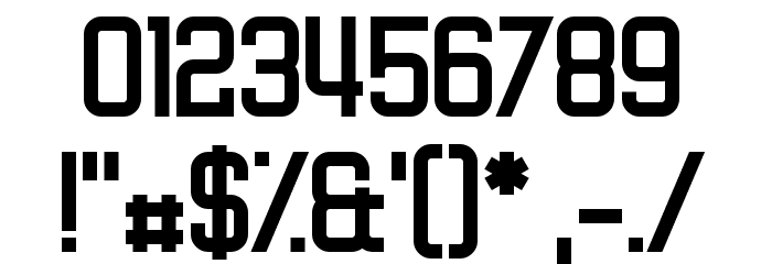 Uplifting Font OTHER CHARS