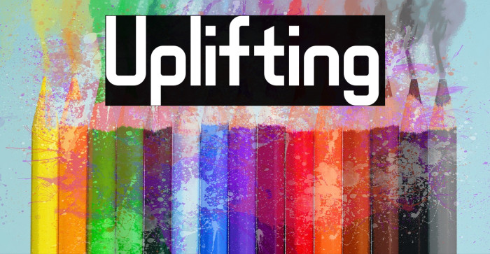 Uplifting Font examples
