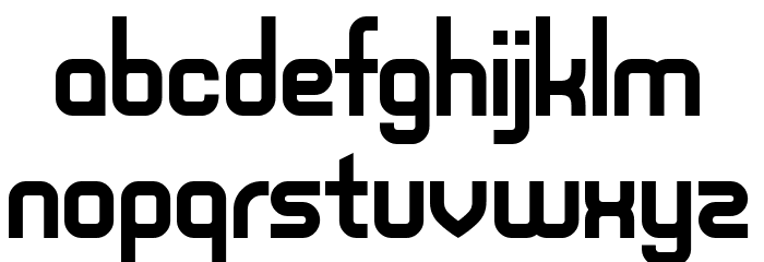 Uplifting Font LOWERCASE