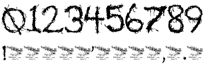 Upon The Overgrowth Font OTHER CHARS