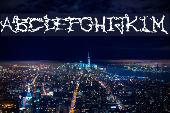 Upon The Overgrowth Font examples