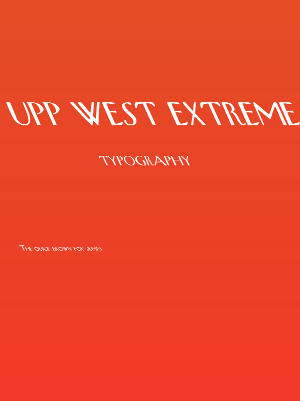 Upp West Extreme Leftis Poster
