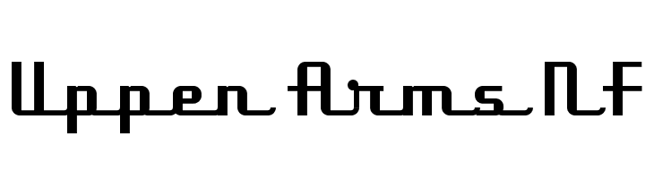 Uppen Arms NF  Скачать бесплатные шрифты