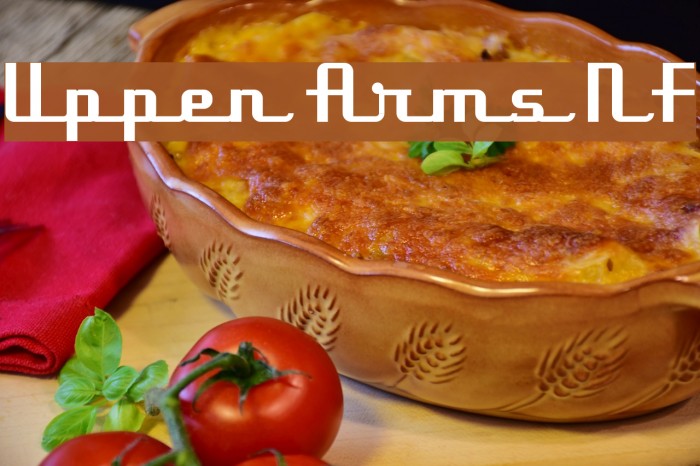 Uppen Arms NF Font examples