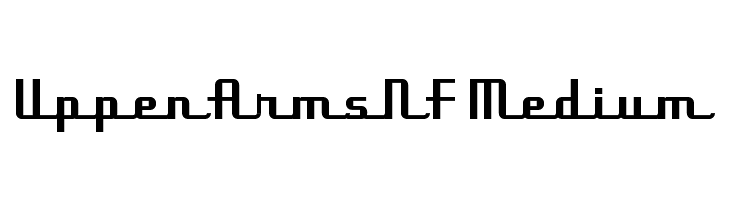 UppenArmsNF Medium  les polices de caractères gratuit tlcharger