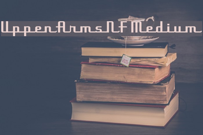 UppenArmsNF Medium Font examples