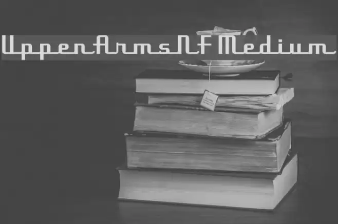 UppenArmsNF Medium フォント examples