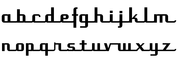 UppenArmsNF Medium Font LOWERCASE