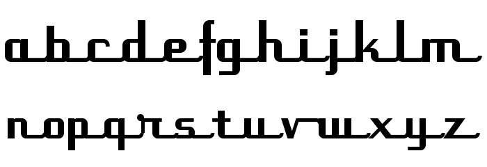 UppenArmsNF Font LOWERCASE