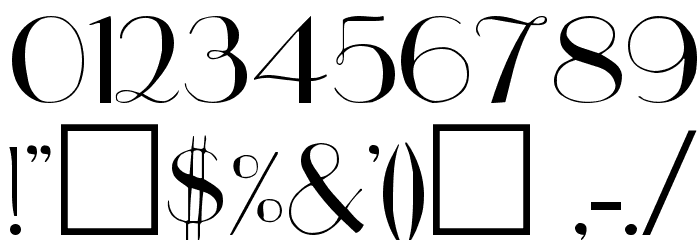 Upper-EastSide Regular Font OTHER CHARS