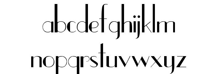 Upper-EastSide Regular Font LOWERCASE