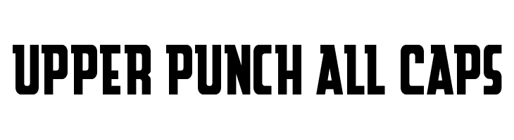 Upper Punch All Caps  baixar fontes gratis