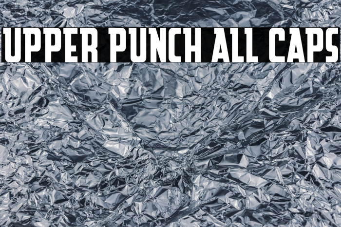 Upper Punch All Caps Example 3