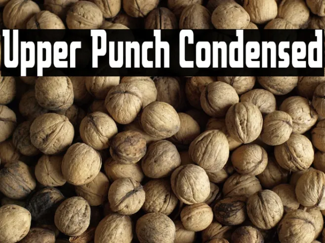Upper Punch Condensed Example 3