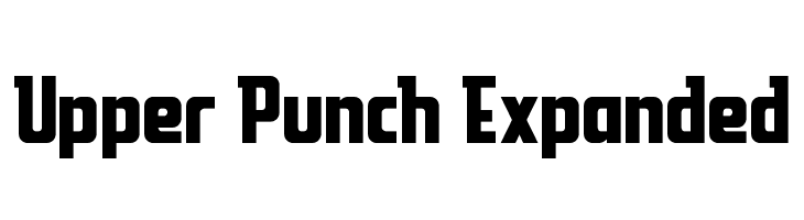 Upper Punch Expanded  Descarca Fonturi Gratis