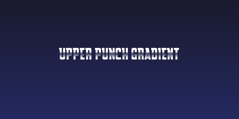 Upper Punch Gradient Social Header