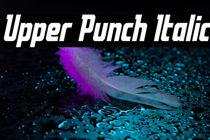 Upper Punch Italic Example 3