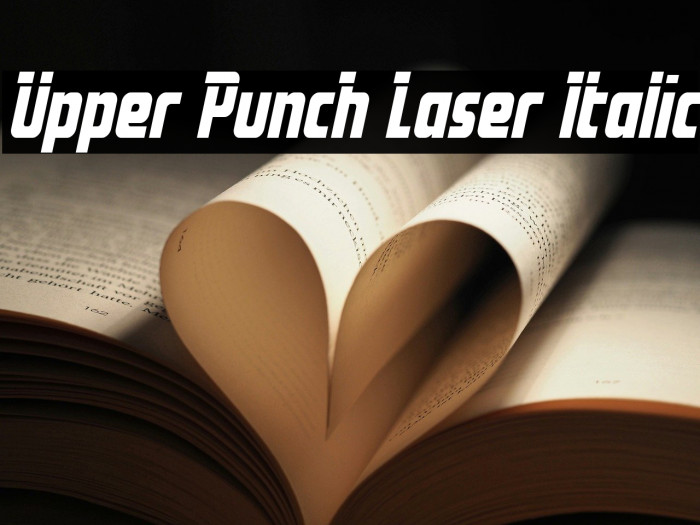 Upper Punch Laser Italic Example 3