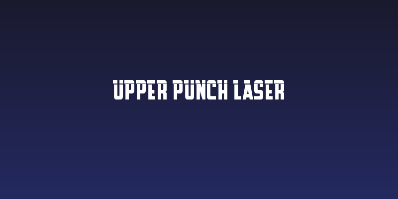 Upper Punch Laser Social Header