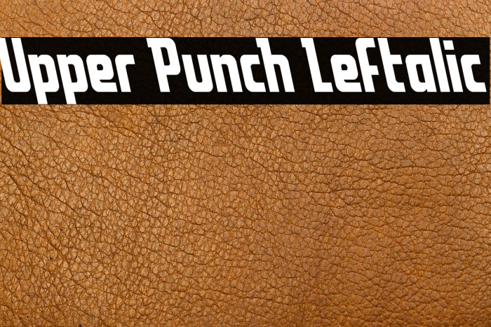 Upper Punch Leftalic Example 2