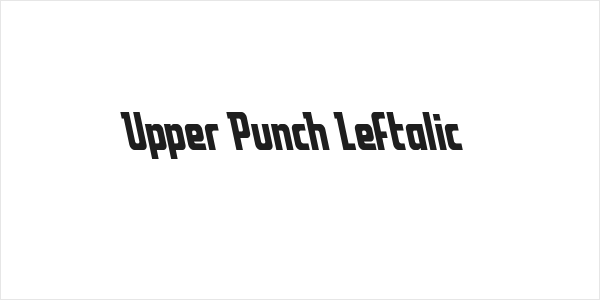 Upper Punch Leftalic Logo