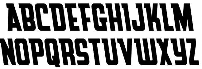 Upper Punch Semi-Leftalic Шрифта ВЕРХНИЙ