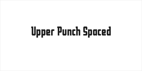 Upper Punch Spaced Logo