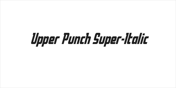 Upper Punch Super-Italic Logo