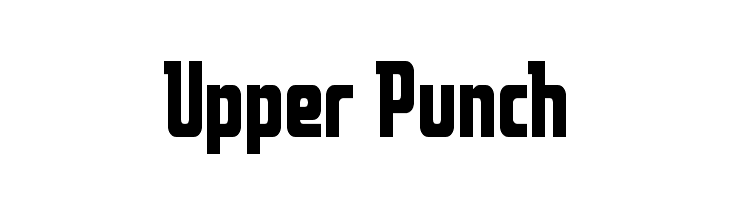 Upper Punch  नि: शुल्क फ़ॉन्ट्स डाउनलोड