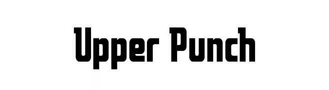 Upper Punch  les polices de caractères gratuit tlcharger