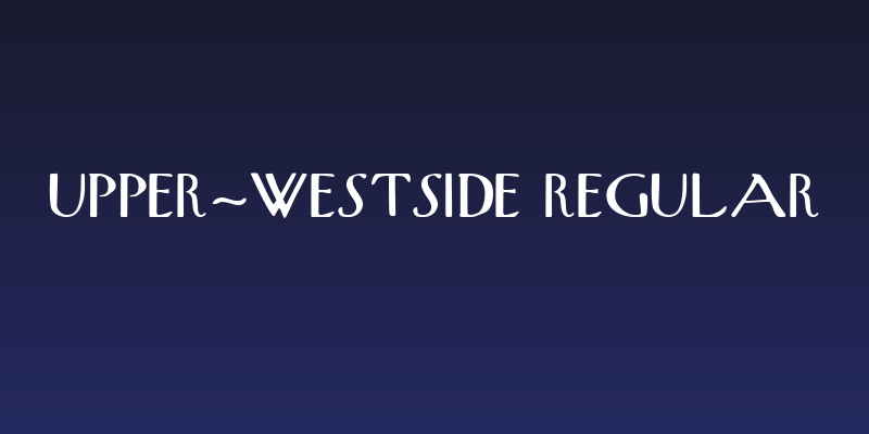 Upper-WestSide Regular Social Header