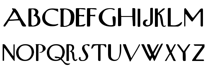 Upper-WestSide Regular Font LOWERCASE
