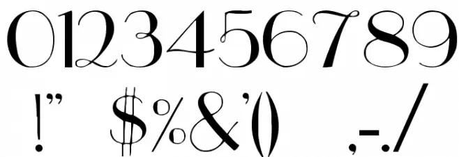 UpperEastSide Font OTHER CHARS