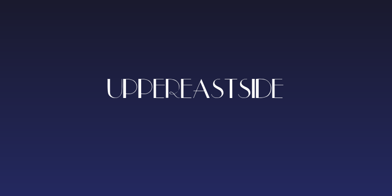 UpperEastSide Social Header
