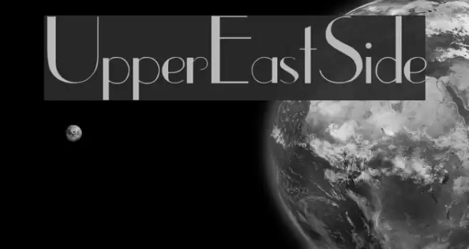 UpperEastSide Font examples
