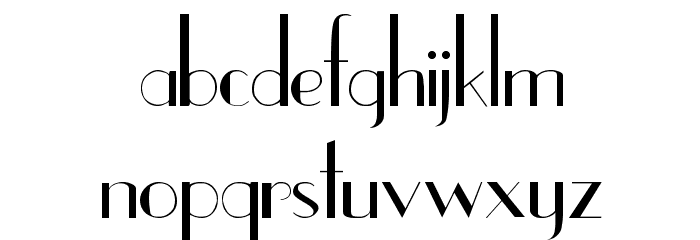 UpperEastSide Font LOWERCASE