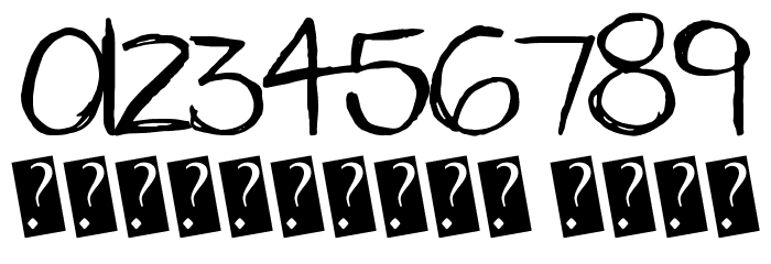 UpperSide Font OTHER CHARS