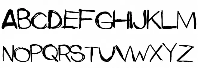 UpperSide Font Litere mari