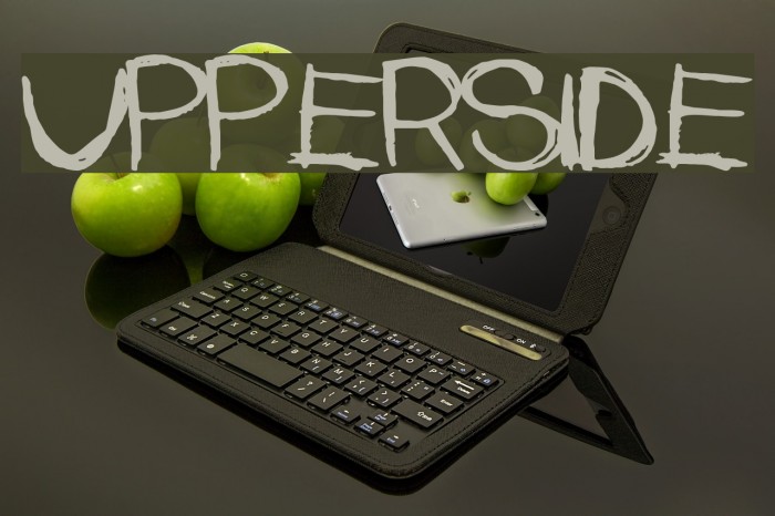 UpperSide Font examples