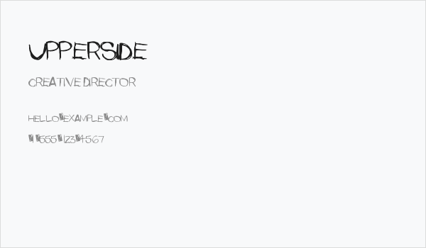UpperSide Business Card
